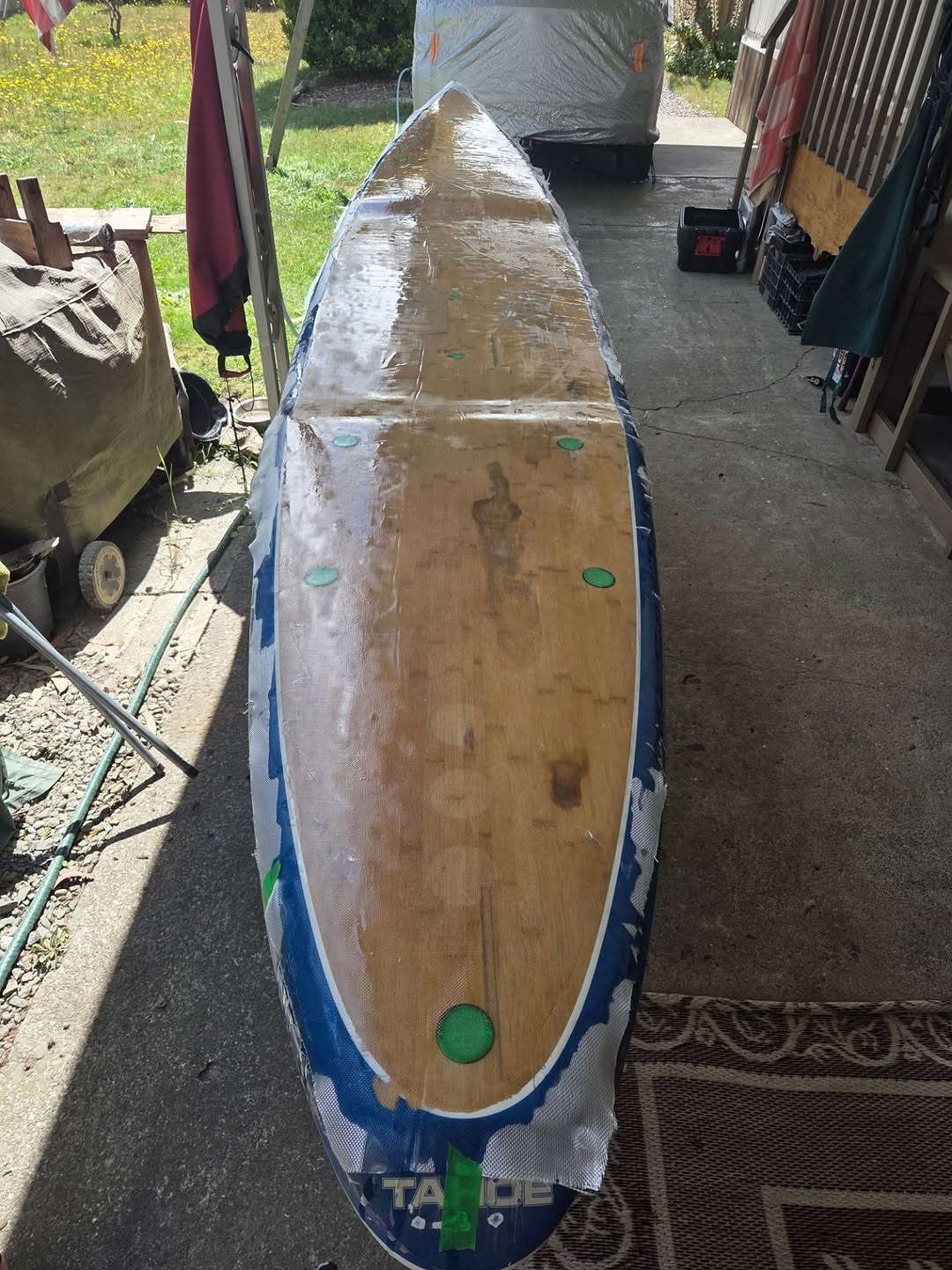 Jonny Redboard Surfboard Repairs workshop