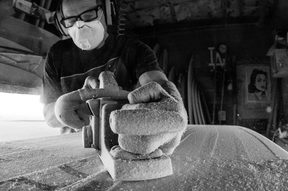 Barahona Surfboards workshop