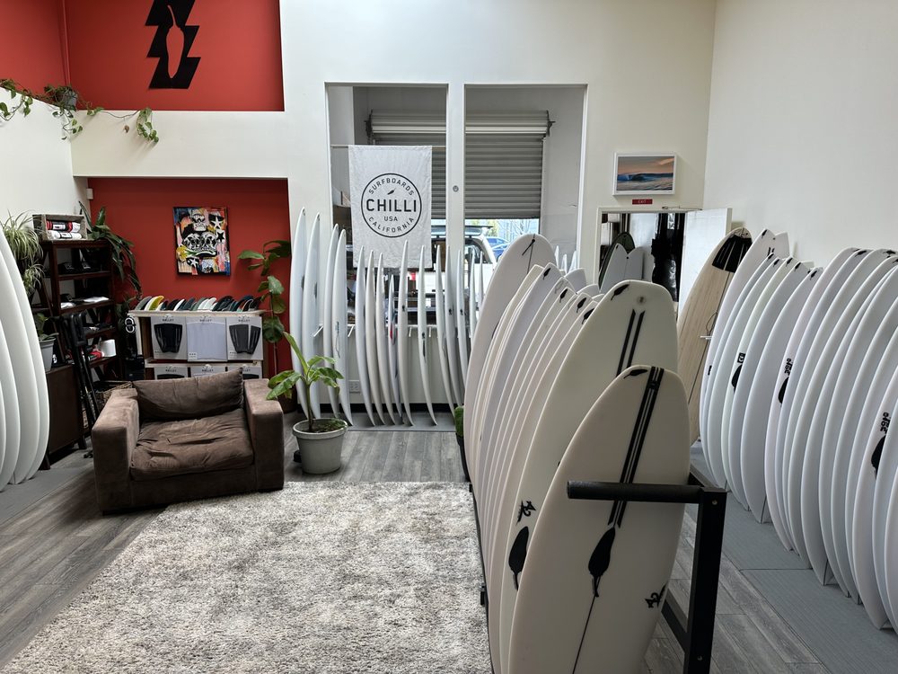 Chilli Surfboards USA workshop