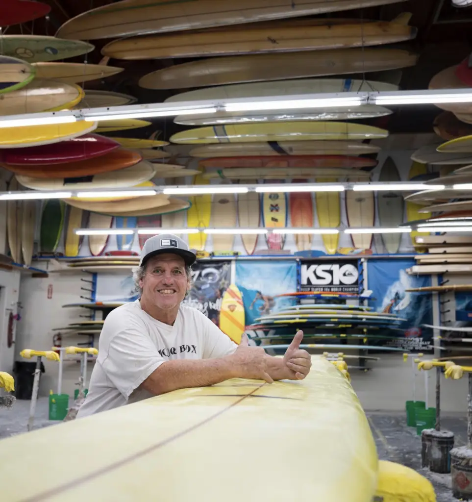 Joe Roper's Surfboard and SUP Repair workshop