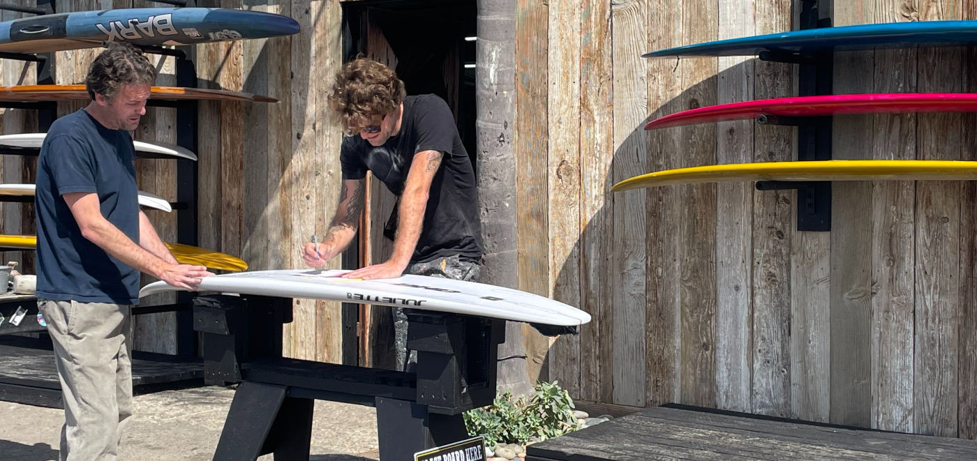 The Ding King Surfboard Repair workshop