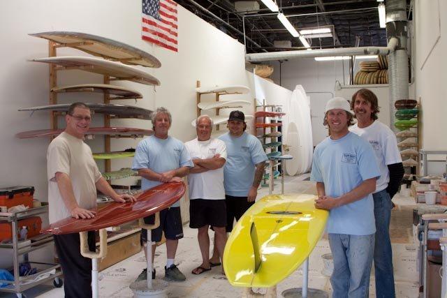 Alan Beels Surfboard Services workshop