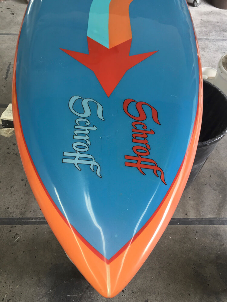 The Lord of the Dings Surfboard Repair workshop